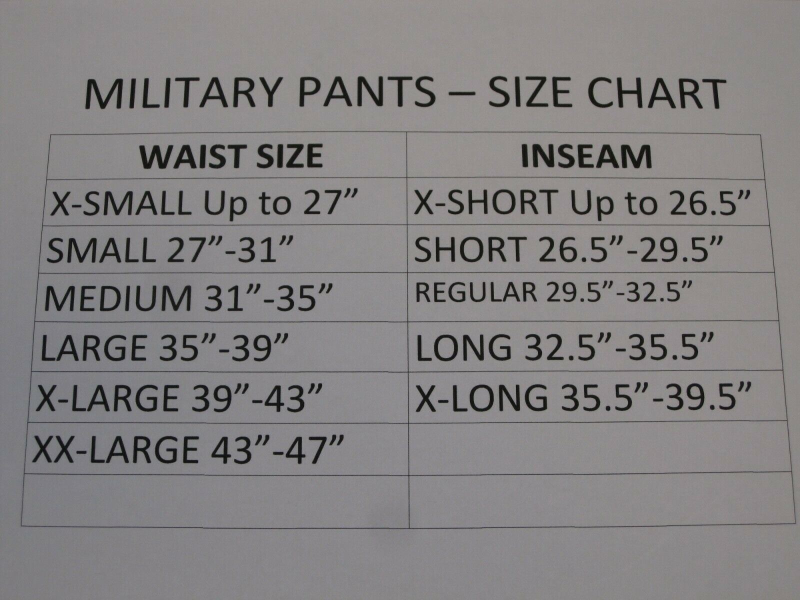 USGI ARMY BDU PANTS HOT WEATHER TROUSERS SUMMER RIPST… Gem