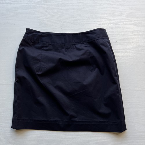 Milly New York Short Skirt Womens 6 Dark Blue Stretch Twill Lined - Picture 8 of 12