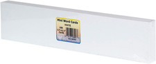 Products Word Cards, 2.5" X 11.5" Size, Ultra White 43003 