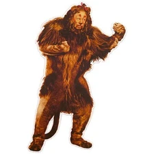 Patch - C&D Visionary - The Wizard of Oz Lion 2.5"x4" Iron-On Classic Movie NEW