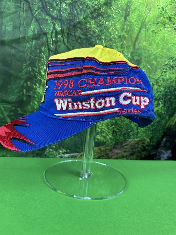 Jeff Gordon #24 1998 Winston Cup Champion Snapback Hat DuPont Racing 90s Vintage - Image 3 of 4