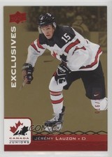 2017 Upper Deck Team Canada Juniors Exclusives Red 16/199 Jeremy Lauzon #15 2bu