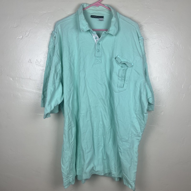 Rocawear Classic Green Polo Shirt 4XB, 4XL,