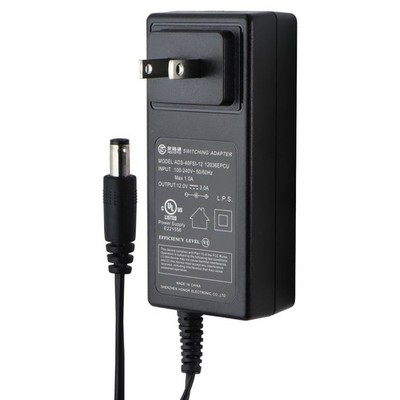 Hoioto (12V/3.0A) Power Adapter - Black (ADS-40FSI-12)