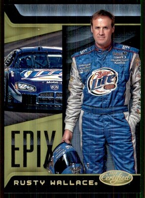 2016 Panini Certified Epix Mirror Gold #E16 Rusty Wallace 1/25