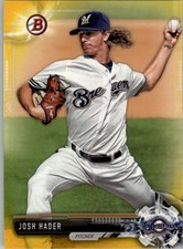 2017 Bowman Prospects Yellow #BP106 Josh Hader - BB