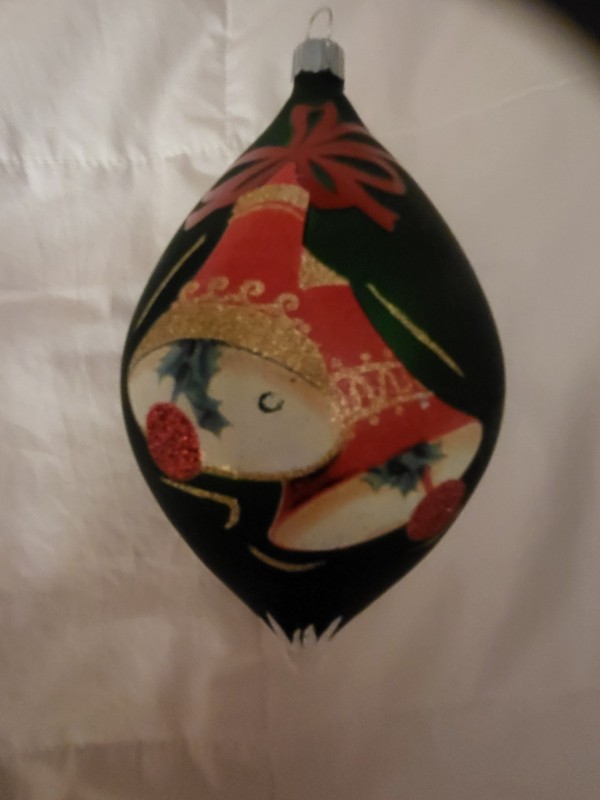 Christopher Radko Shiny Brite Tear Drop Ornament