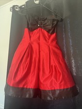 Vintage 80s Gunne Sax Strapless Satin Prom Dress, Fit  Flare, Goth Romantic