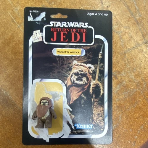 Star Wars Vintage Wicket W. Warrick Action Figure Kenner Return of the Jedi 1983