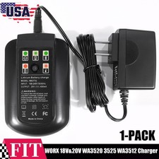 Rapid Charger For WORX 18V-20V WA3520 WA2575 WA3525 WA3575 Lithium Ion Battery