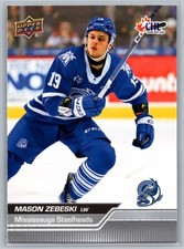 #199 Mason Zebeski 2023-24 Upper Deck CHL Mississauga Steelheads
