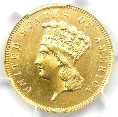 1866 Indian Princess Head Gold Dollar — photo from the most recent tracked eBay sale
