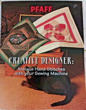 Pfaff 7550 Series CREATIVE DESIGNER Antique Hand Stitches W/Your Sewing Machine