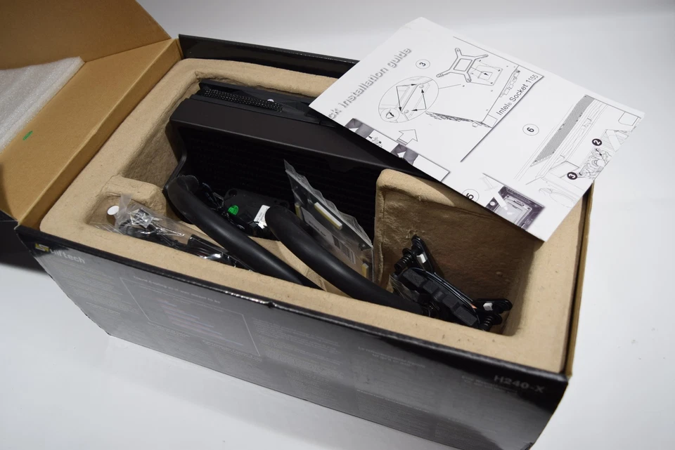 NEW! Swiftech ‎H240-X  Liquid CPU Cooler LGA 115X/2011/1366/775 290x140x115mm - Image 4 of 4