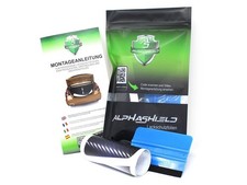 Einstiegsleisten Set Schutzfolie selbstklebend Lackschutz Kombi Carbon E038