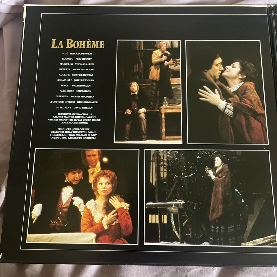 The Royal Opera La Bohème By Giacomo Puccini Laserdisc Stereo And Extended Play - Image 4 of 4