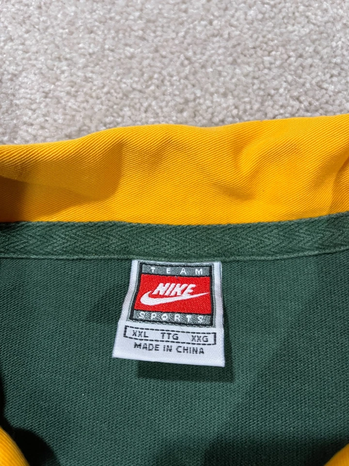 Vintage Nike Rugby Jersey Mens 2xl Xxl Green Springboks SA South Africa Y2k - Image 4 of 4