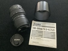 Sigma 100-300mm f/4.5-6.7 UC Telephoto Zoom Lens for Cannon
