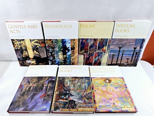 SAINT JOHN'S BIBLE Donald Jackson RELIGION 7 Volume Set First Edition HC DJ - Bild 5 von 16