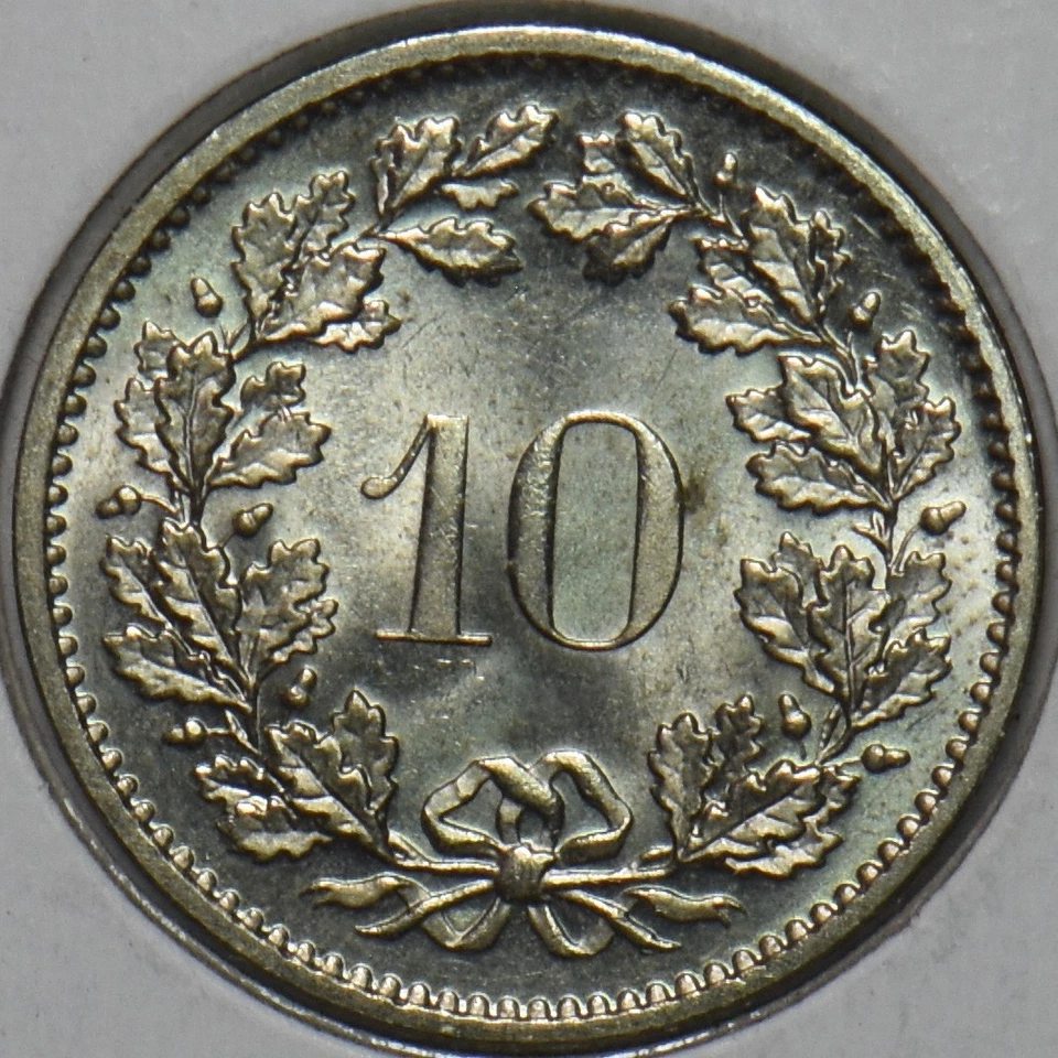 Suiza 1973 10 Rappen BU 152260 envío combinado Foto 2 de 2