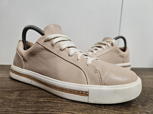 Clarks Unstructured Trainers Ladies Maui Cushion Leather Sneaker UK 6 D EU 39 - Picture 4 of 18