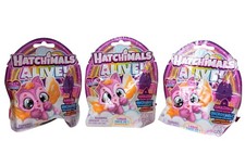 Hatchimals Alive Neon Rainbow Surprise Egg   Lot of 3   NEW