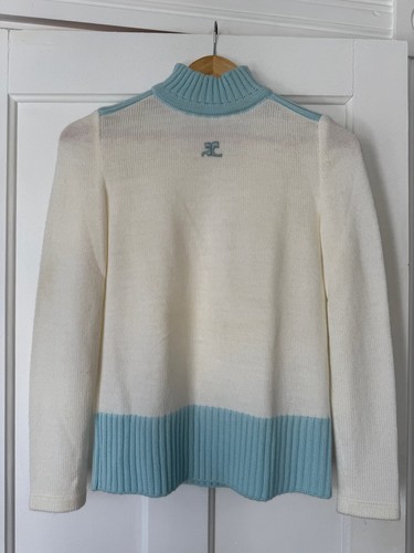 Vintage Courreges 1960's / 1970's Space Age Sweater Size B