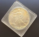 1987 Liberty Walking American Eagle $1 Dollar Coin, Fine Silver, 1 oz