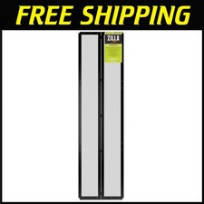 Black Steel Reptile Terrarium Screen, Secure Center Hinge