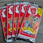 Vintage Arsenal Sam Splatz Super Football Team Tats & Card 5 Sealed Packs 1998