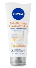 NIVEA Q10 Skin Firming Anti Wrinkle Neck & Chest Cream Firmer Skin 6.7 oz