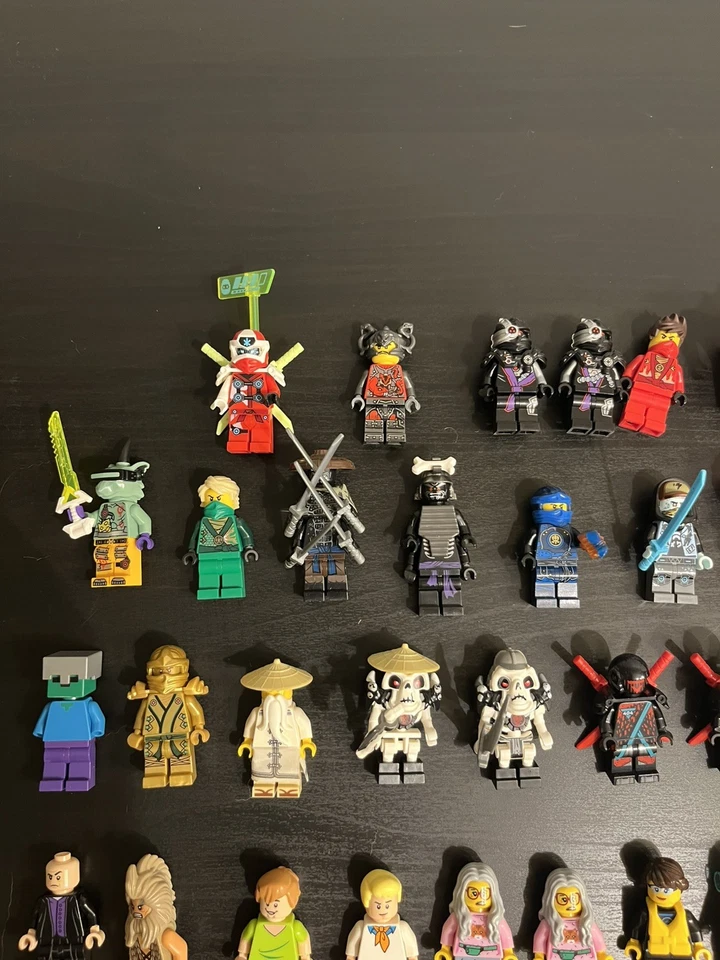 50+ LEGO mini figure lot- Ninjago, TMNT, POTC, Scooby Doo, miscellaneous  - Image 3 of 4