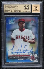 2017 Bowman Chrome Prospect Blue Refractor Torii Hunter Jr BGS 9.5 Auto 0zw1