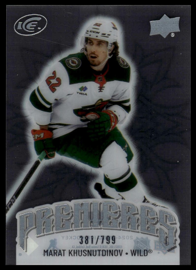 2024-25 Upper Deck Ice #193 Marat Khusnutdinov #/799 Rookie SN,RC