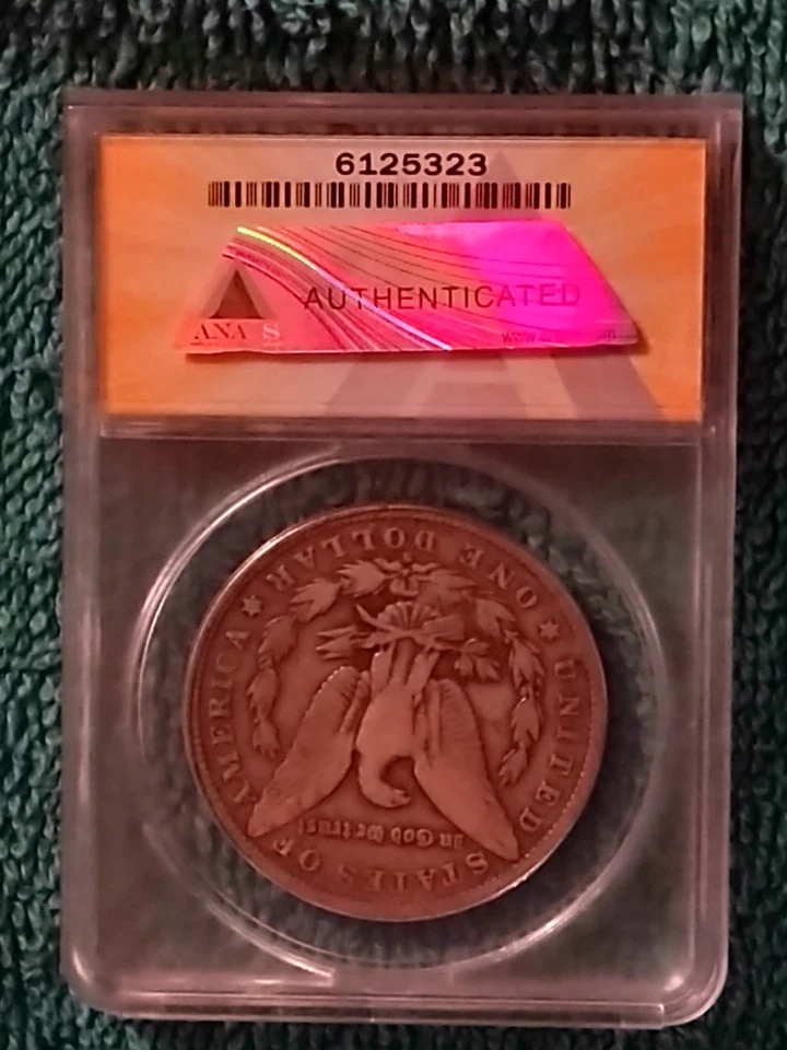 1903 S Morgan Silver Dollar VG-8 ANACS - Image 2 of 2