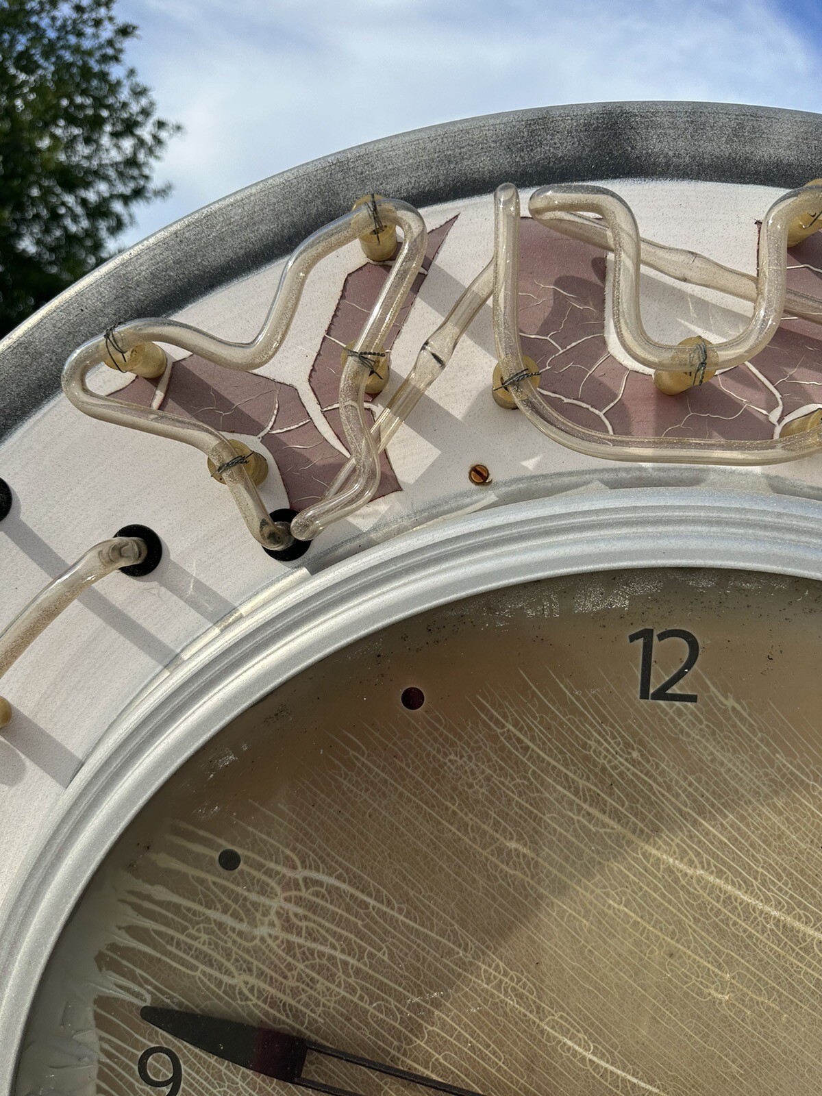 Vintage Advertising Yum Neon Clock eBay