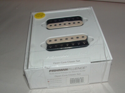 Fishman Fluence PRF-CO7-SV2 7 String Open Core Classic Pickup Set Reverse Zebra