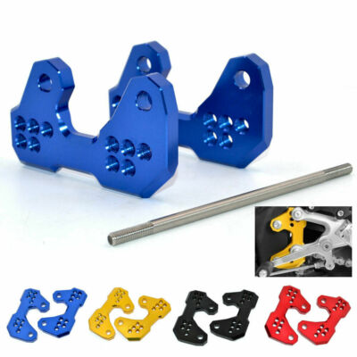 FDB Front Foot Peg Adapters For Yamaha YZF R3 (2015-2020) & R25 (2014-2020) - Silver Aluminum