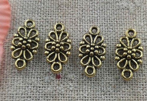 Envío Gratis 240 piezas Conectores Flores Oro Antiguo 16x8mm L-5037 - Imagen 3 de 4