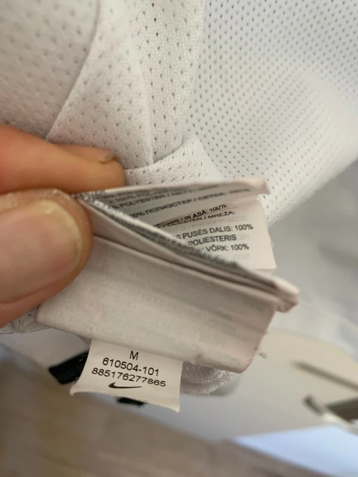 Maillot entrainement PSG Paris 2014-2015 Nike jersey football taille M blanc - Photo 4/4