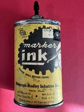 Vintage Marker Ink Marking Ink Oiler Diagraph Bradley Industries Inc.