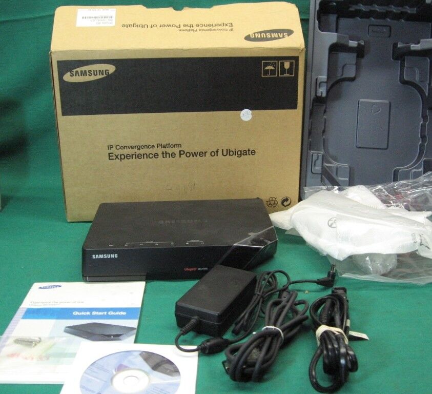 SAMSUNG UBIGATE IBG1000 T1/E1 ROUTER FIREWALL VPN MODEM ROUTER WITH POWER SUPPLY