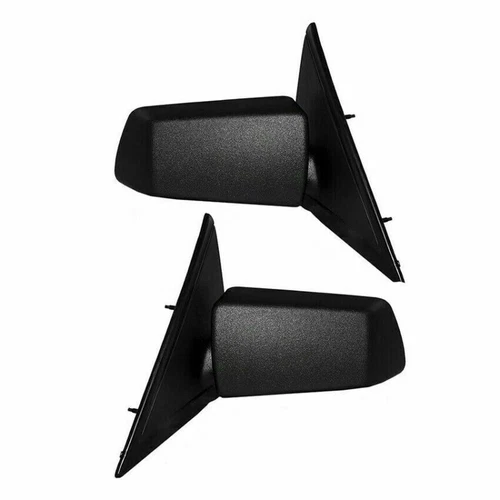 Fits 1994-2004 Chevrolet S10 Right & Left Manual Door Mirror Non-Foldaway Black
