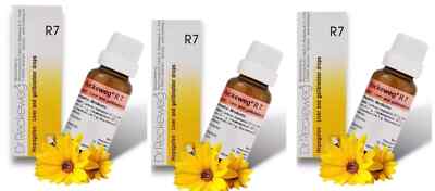 Dr. Reckeweg R7 Liver Gallbladder Detox Drops 22ml | Pack of 3| Natural Cleanse