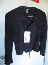 DEGAS CHEMISIER VÊTEMENT DE DANSE PRO NOIR TAILLE M NEUF AVEC ÉTIQUETTE