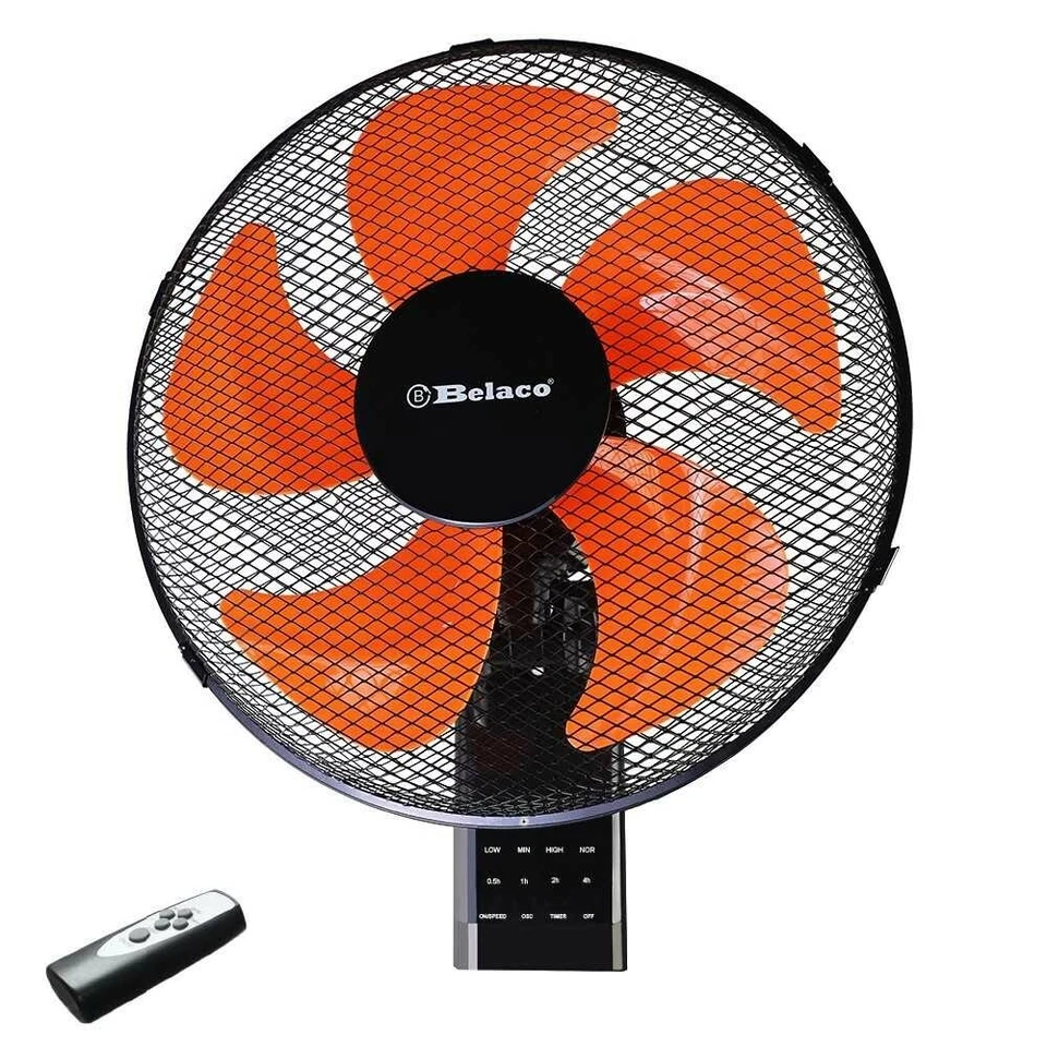 Belaco 16'' Wall Fan Oscillating  with Remote - Image 3 of 4