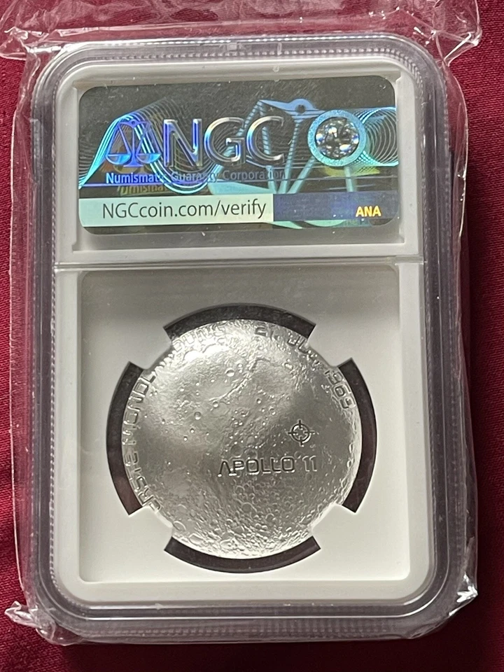 2019 Austria S20EMoon Landing 50th Anniv.Glow in the Dark PF 70 ULTRA CAMEO Glow - Image 2 of 2