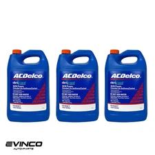 AcDelco Antifreeze Coolant Dexcool 50/50 Prediluted Kit of 3 Gallons