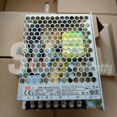 Mean Well LRS-100-36 | 36V Switch Power Supply# 1pcs New In Box