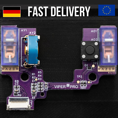 Hot-Swap PCB | Razer Viper V3 Pro  | Mod | Ersatzteil Reparatur Scroll Probleme